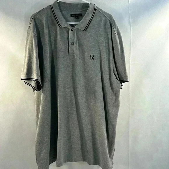 Banana Republic Polo Style Golf Shirt Gray Size XL - Picture 1 of 4